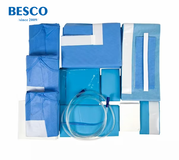Angiography surgical packs