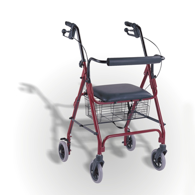 Alum. Economy Loop Brake Rollator